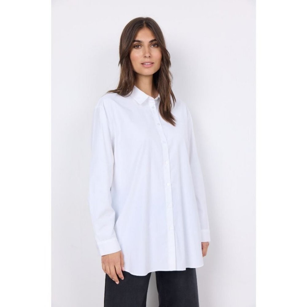 NWT SOYA CONCEPT NETTI 52 Crisp White Button Down Blouse